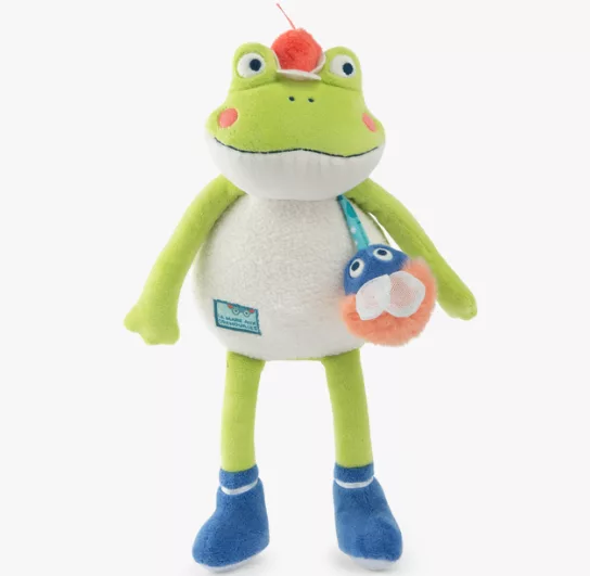 Peluche musicale grenouille Régina - La Mare aux Grenouilles