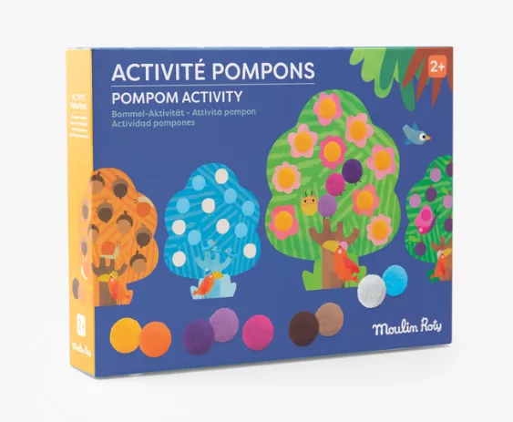 Activité pompons arbres - Les toupitis