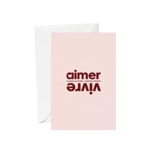 Carte postale - Aimer chaque seconde