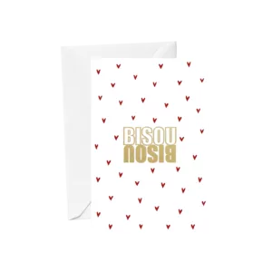Carte postale - Bisou