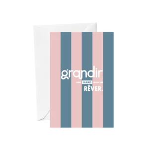 Carte postale - Grandir