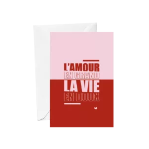 Carte postale - L'amour en grand