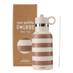 Gourde 350ml - rayures marron