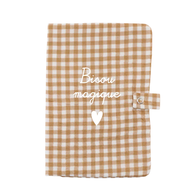 Protège carnet de santé - gaze vichy