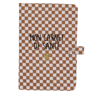 Protège carnet de santé - damier