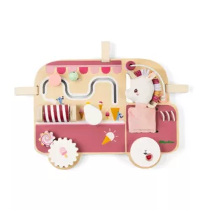 Panneau d'activités en bois Licorne