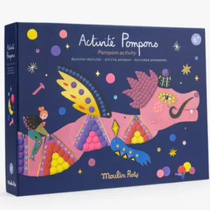 Activité pompons dragon - Les comètes filantes