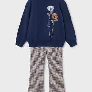 Ensemble legging et sweat brodé