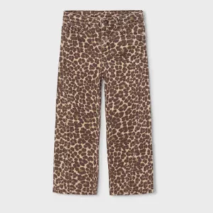 Pantalon en sergé - Léopard