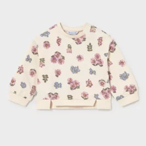 Sweat fleurs bébé