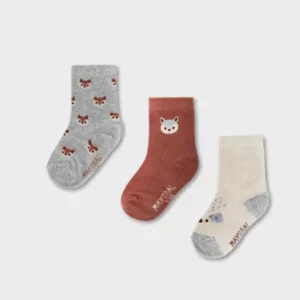 Lot 3 chaussettes animaux bébé